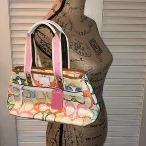 Coach watercolor shoulder bag